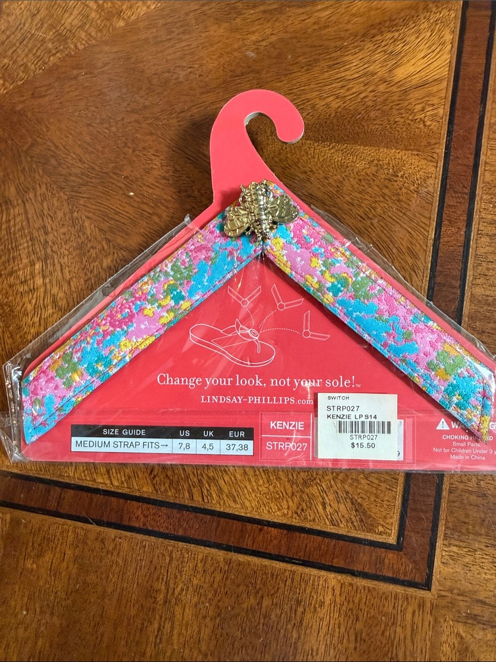 Lindsay Phillips SwitchFlops Interchangeable Straps - Multi Pink Blue - Picture 2 of 2